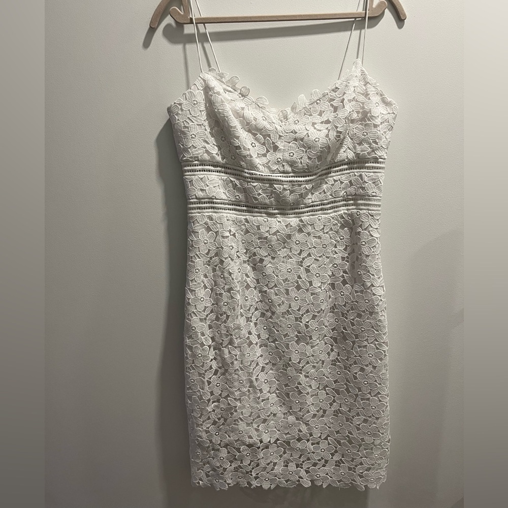 BHLDN White Alessa Lace Dress